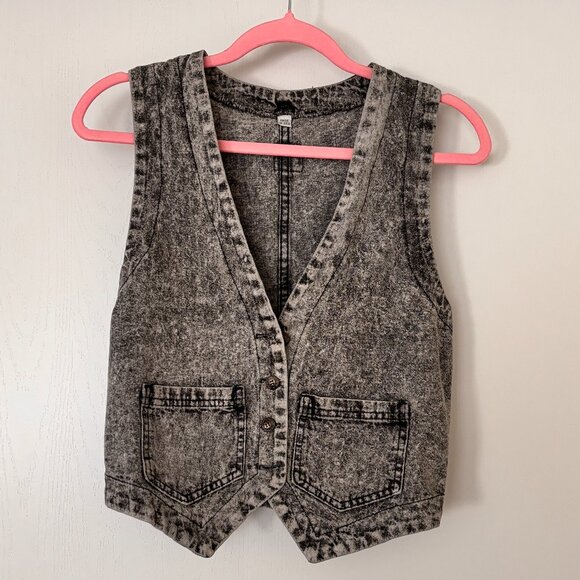 Vintage Cherokee Brand Denim Vest - Picture 1 of 7